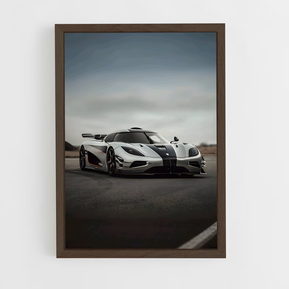 Poster Vitesse élégance esthétisme – affiche Koenigsegg (vue 5)